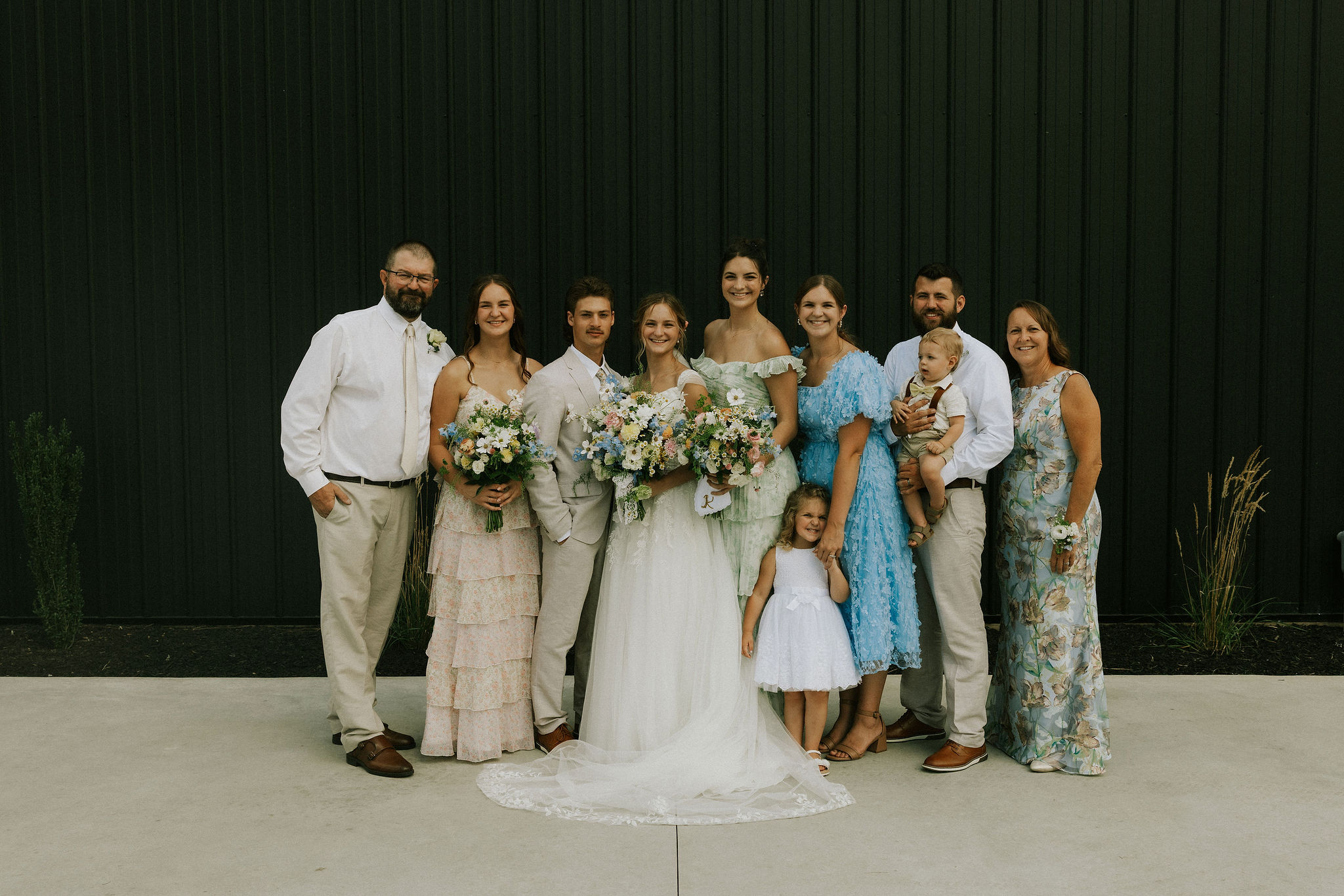 Family photos of the bride's family.